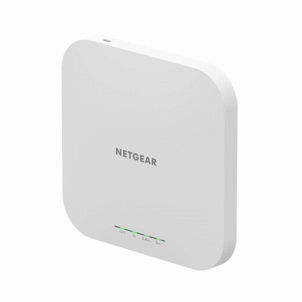Netgear WAX610 AX1800 Dual Band PoE Multi-Gig WiFi 6 Access Point | 1x 2.5G Port | Upto 250 Users Netgear WAX610 AX1800 Dual Band PoE Multi-Gig WiFi 6 Access Point | 1x 2.5G Port | Upto 250 Users